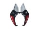 2011-2014 Ducati Panigale 899/1199 Motorcycle Fairings - White Red Glossy Black Aruba.it 7 Australia