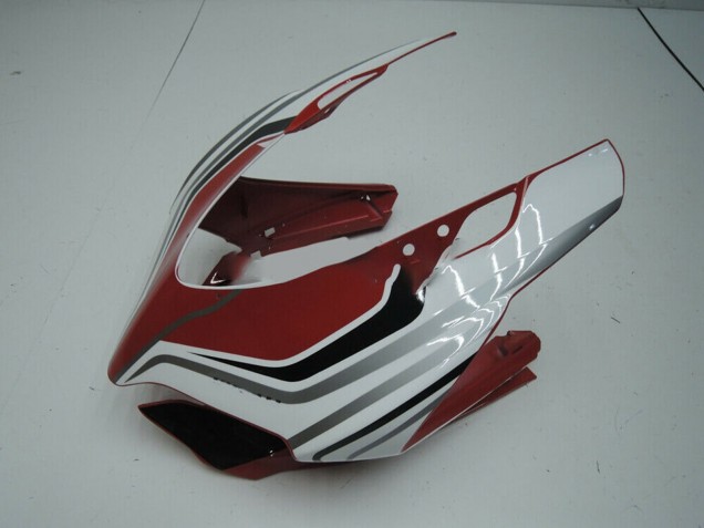 2011-2014 Ducati Panigale 899 Motorcycle Fairing - White Red Glossy Black Australia