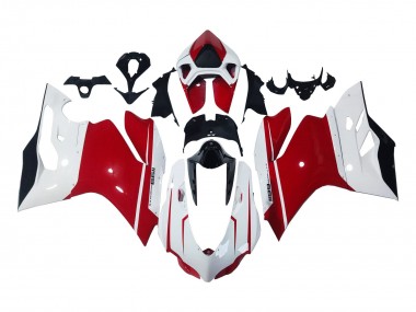 Affordable 2011-2014 Ducati 1199 Motorcycle Fairings - White Red Glossy Black Australia