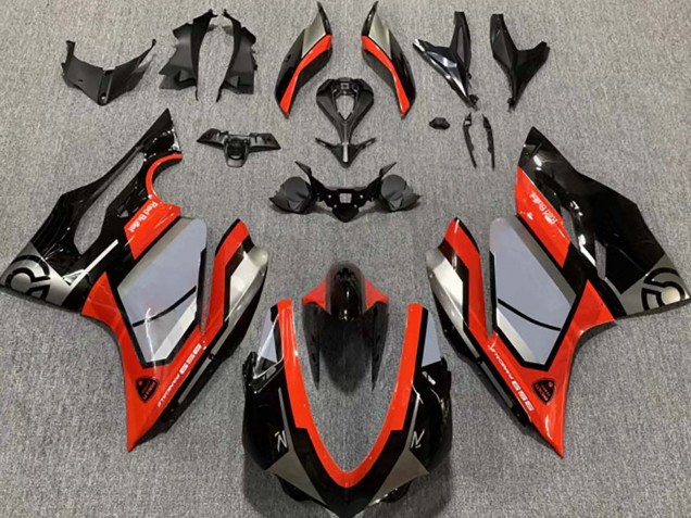2015-2020 Ducati 959 Motorcycle Fairings - Silver Red Glossy Black Australia