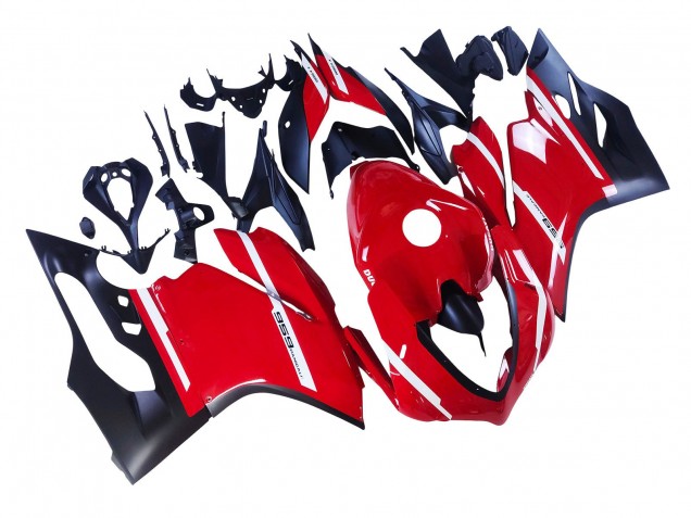 2015-2020 Ducati 959 Motorcycle Fairings - Red Matte Black Australia