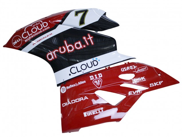 2015-2020 Ducati 959/1299 Motorcycle Fairings - White Red Black Aruba 7 Australia