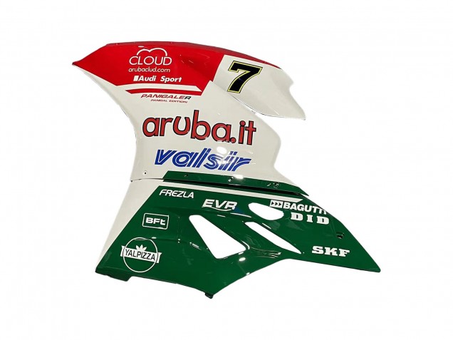 2015-2020 Ducati 959/1299 Motorcycle Fairings - White Red Green Valsir Fiamm 7 Australia