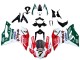 2015-2020 Ducati 959/1299 Motorcycle Fairings - White Red Green Valsir Fiamm 7 Australia
