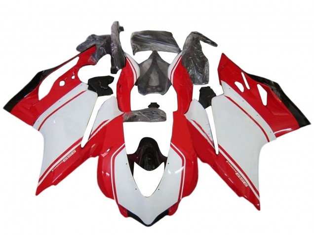 2015-2020 Ducati 959 Motorcycle Fairing Kits - White Red Glossy Black Australia