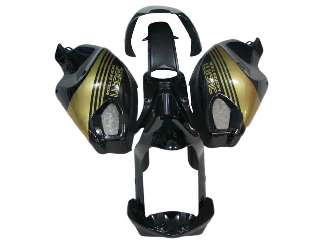 2008-2012 Ducati Monster 696 796 1100 1100S Motorcycle Fairings - Glossy Black Gold Australia