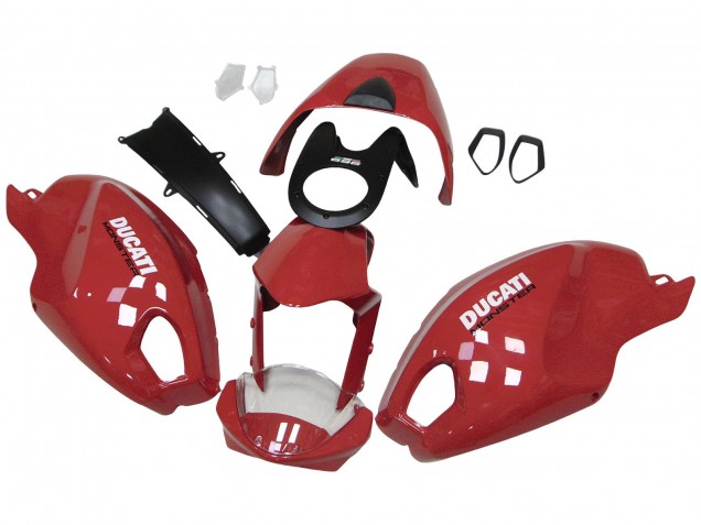 2008-2012 Ducati Monster 696 796 1100 1100S Motorcycle Fairings - Red White Australia