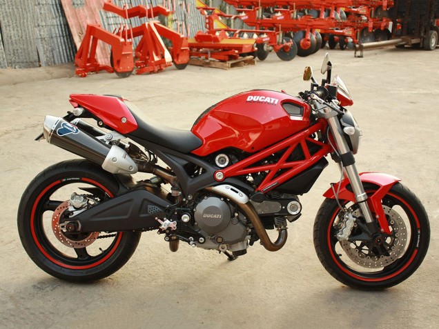 2008-2012 Ducati Monster 696 796 1100 1100S Motorcycle Fairings - Red White Australia