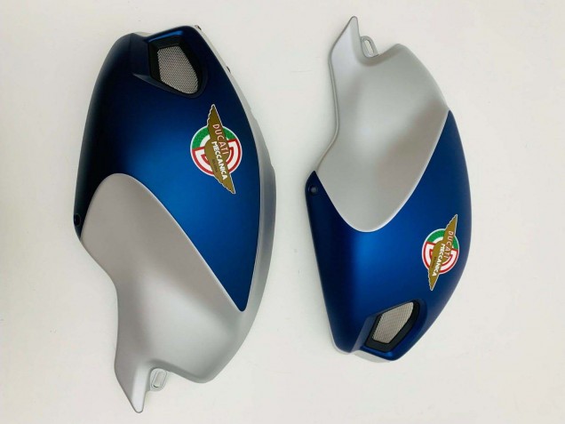 2008-2012 Ducati Monster 696 796 1100 1100S Motorcycle Fairings - Dark Blue Silver Australia