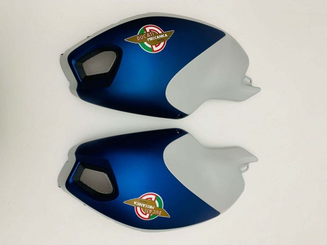 2008-2012 Ducati Monster 696 796 1100 1100S Motorcycle Fairings - Dark Blue Silver Australia