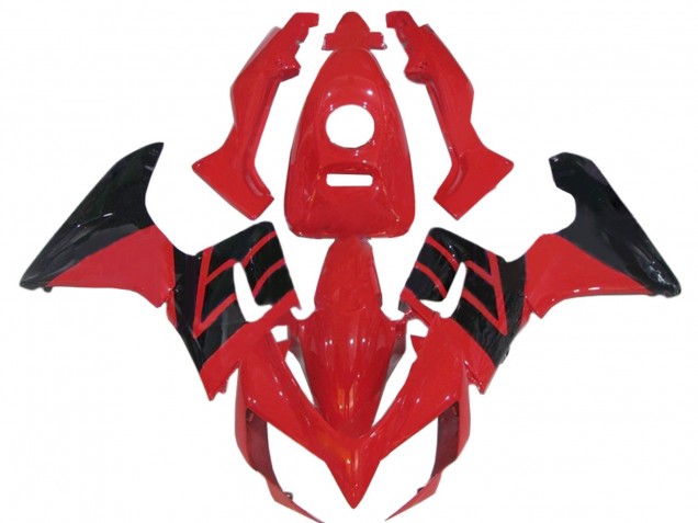 2002-2006 Honda CBR125R Motorcycle Fairings - Red Glossy Black Stripe Australia