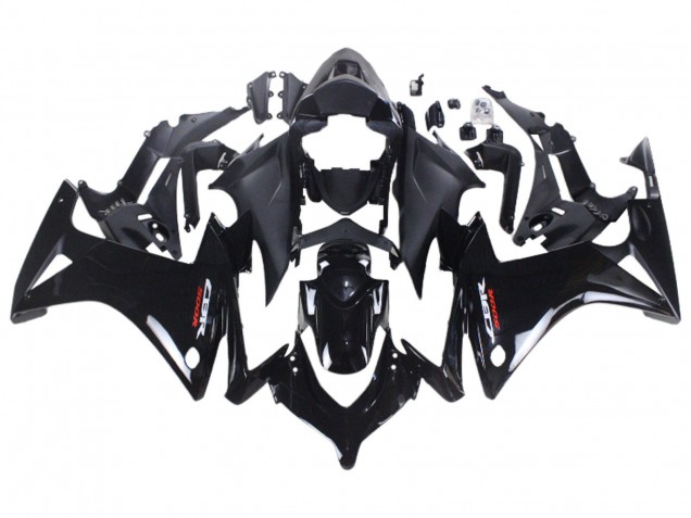 2013-2015 Honda CBR500R Motorcycle Fairings - Glossy Black Matte Black Australia