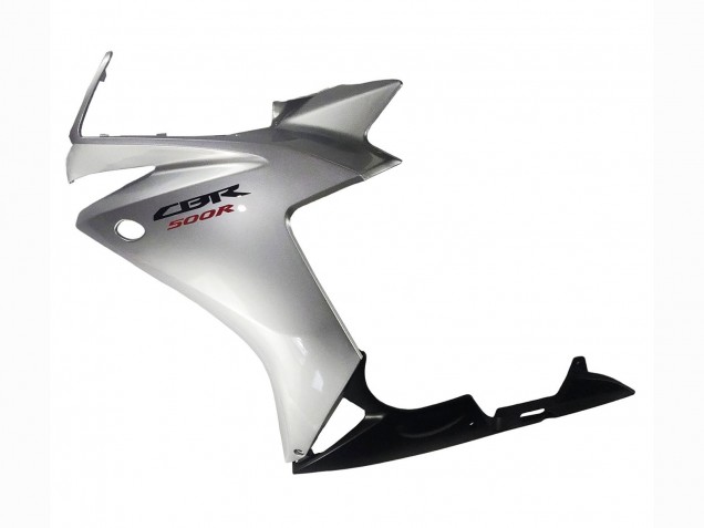 2013-2015 Honda CBR500R Motorcycle Fairing - Silver Glossy Black Australia