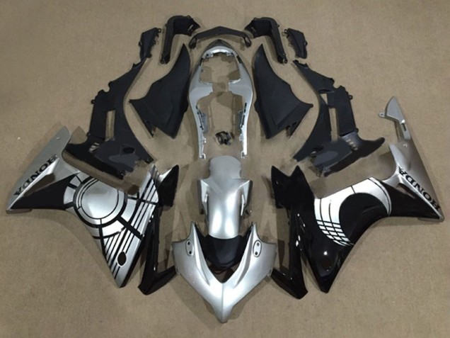 2013-2015 Honda CBR500R Motorcycle Fairings - Silver Glossy Black Australia