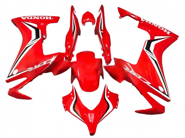 2013-2015 Honda CBR500R Motorcycle Fairings - Red White Black Stripe Australia