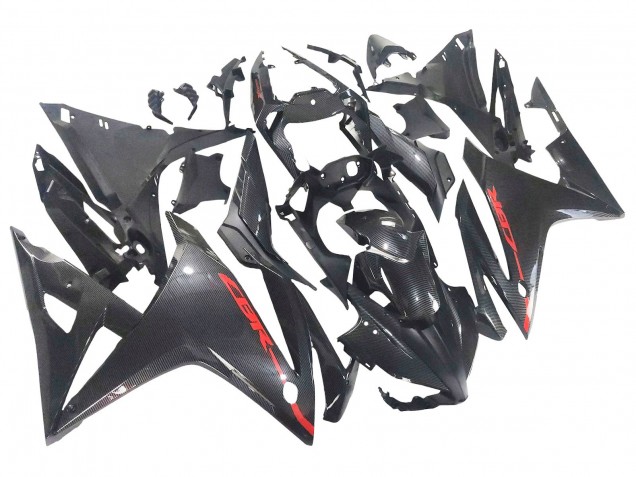 2016-2018 Honda CBR500R Motorcycle Fairings - Black Carbon Fiber Red Australia