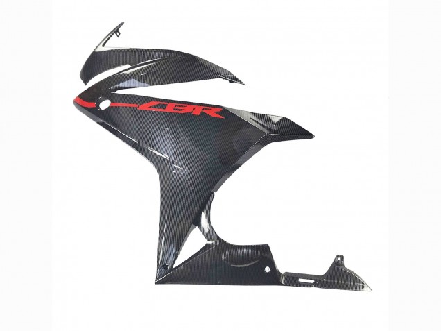 2016-2018 Honda CBR500R Motorcycle Fairings - Black Carbon Fiber Red Australia