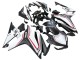 2016-2018 Honda CBR500R Motorcycle Fairings - White Red Matte Black Australia