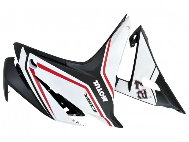 2016-2018 Honda CBR500R Motorcycle Fairings - White Red Matte Black Australia