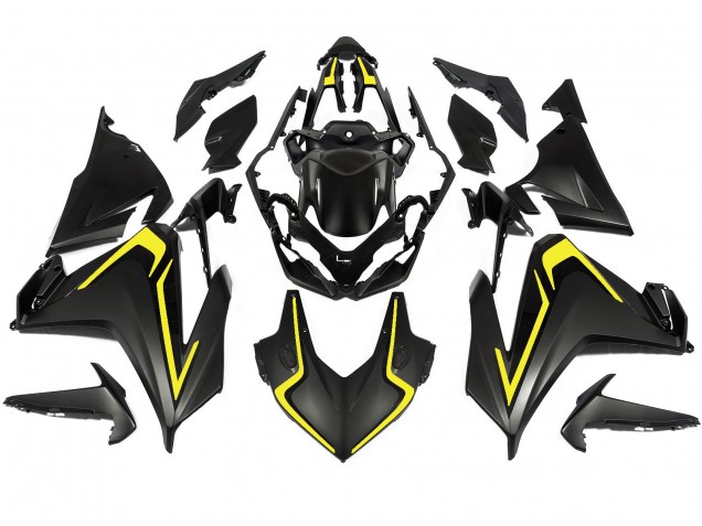2022-2023 Honda CBR500R Motorcycle Fairings - Matte Black Yellow Australia