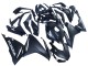 2022-2023 Honda CBR500R Motorcycle Fairings - Matte Dark Blue Australia