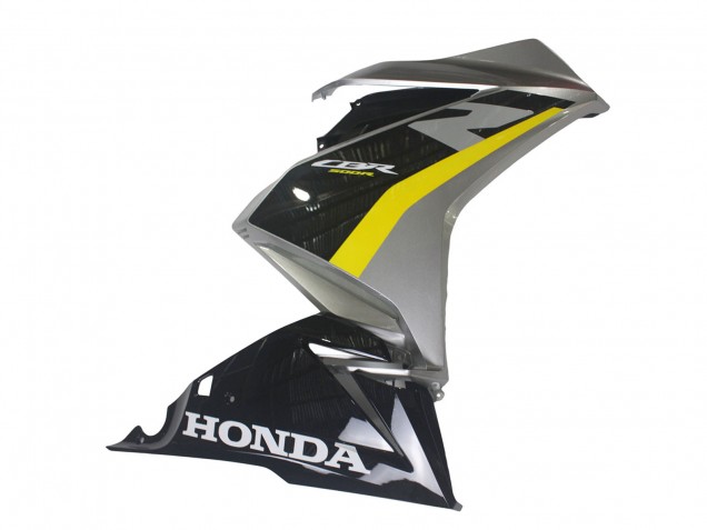 2022-2023 Honda CBR500R Motorcycle Fairings - Silver Yellow Glossy Black Australia
