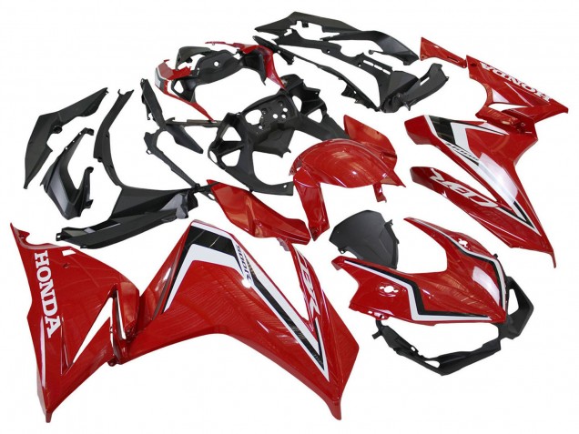 2022-2023 Honda CBR500R Motorcycle Fairings - Red White Black Australia