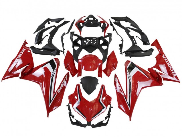 2022-2023 Honda CBR500R Motorcycle Fairings - Red White Black Australia