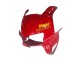 1998-2001 Honda VFR 800 Motorcycle Fairings - Red White Glossy Black Vimto Australia