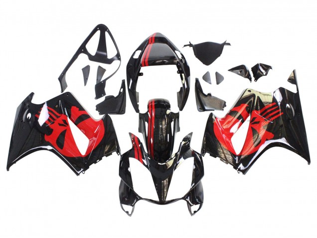2002-2013 Honda VFR 800 Motorcycle Fairings - Glossy Black Red Australia