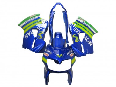 Affordable 2002-2013 Honda VFR 800 Motorcycle Fairings - Blue Green White MoviStar Castrol Australia
