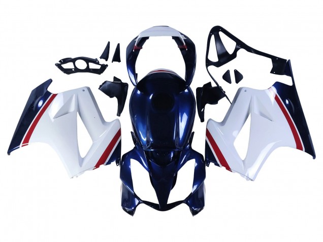 2002-2013 Honda VFR 800 Motorcycle Fairings - White Red Dark Blue Australia