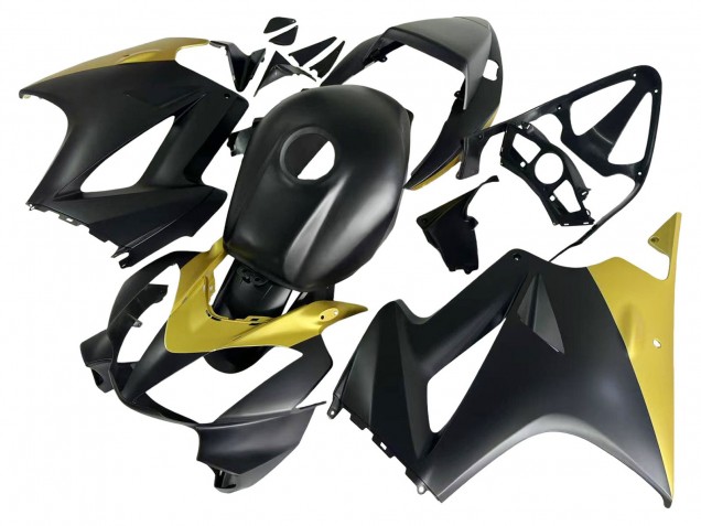 2002-2013 Honda VFR 800 Motorcycle Fairings - Yellow Matte Black Australia