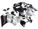 2002-2013 Honda VFR 800 Motorcycle Fairings - Silver Glossy Black Repsol Australia