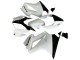 2002-2013 Honda VFR 800 Motorcycle Fairings - Pearl White Glossy Black Decal Australia