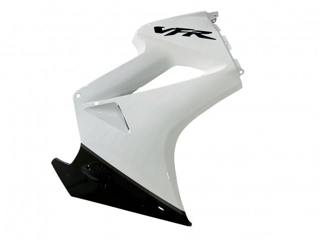 2002-2013 Honda VFR 800 Motorcycle Fairings - Pearl White Glossy Black Decal Australia