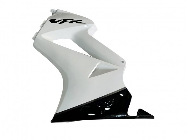 2002-2013 Honda VFR 800 Motorcycle Fairings - Pearl White Glossy Black Decal Australia