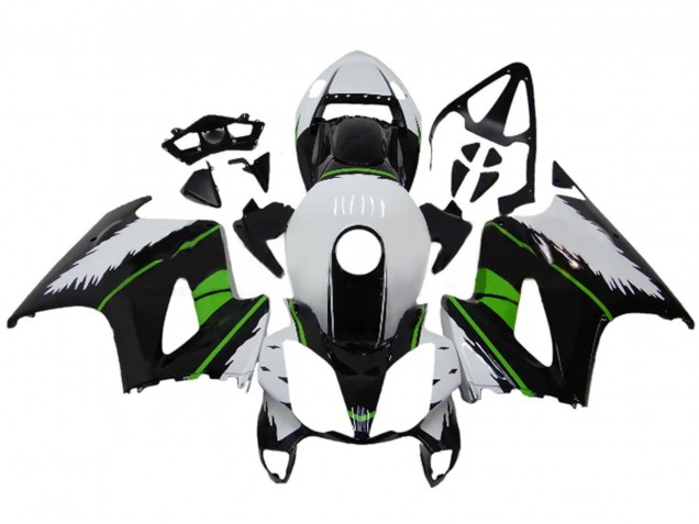 2002-2013 Honda VFR 800 Motorcycle Fairings - White Green Glossy Black Australia