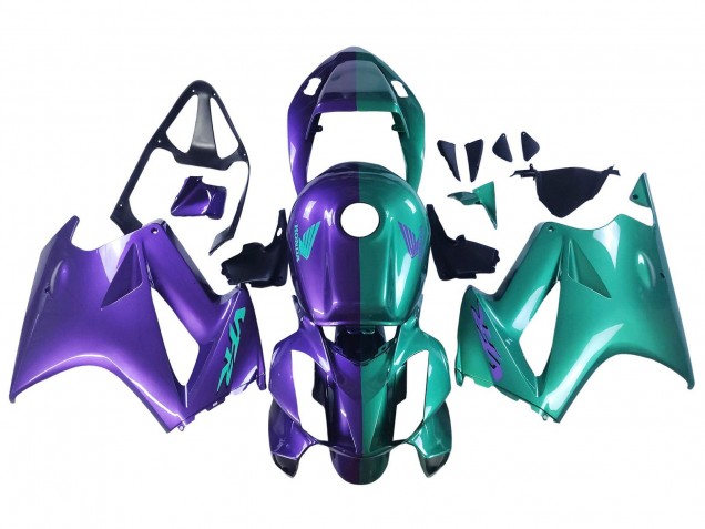 2002-2013 Honda VFR 800 Motorcycle Fairings - Purple Green Australia