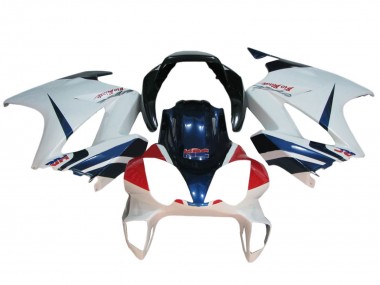 Affordable 2002-2013 Honda VFR 800 Motorcycle Fairings - White Red Dark Blue HRC Australia