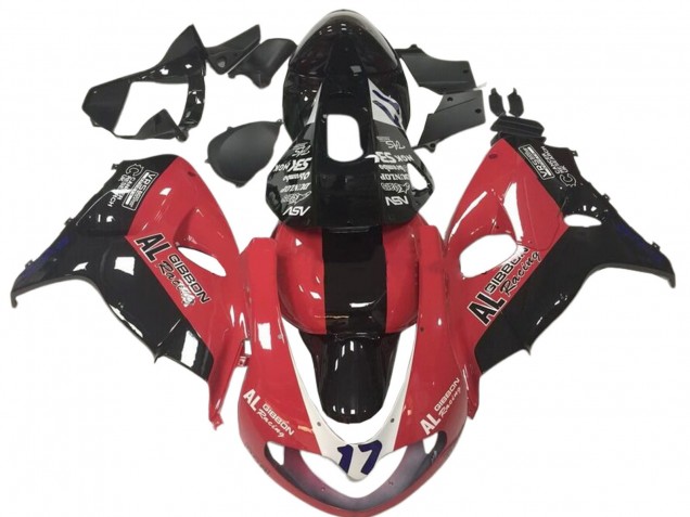 1998-2003 Suzuki TL1000R Motorcycle Fairings - Red Black Racing 17 Australia
