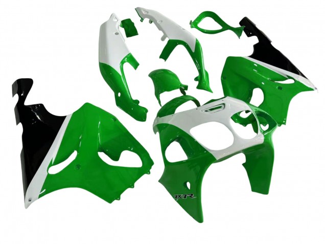 1996-2003 Kawasaki ZX7R Motorcycle Fairings - White Green Black Australia