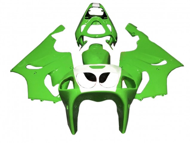 1996-2003 Kawasaki ZX7R Motorcycle Fairings - Green White Australia