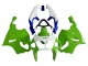 1996-2003 Kawasaki ZX7R Motorcycle Fairings - White Green Blue Australia