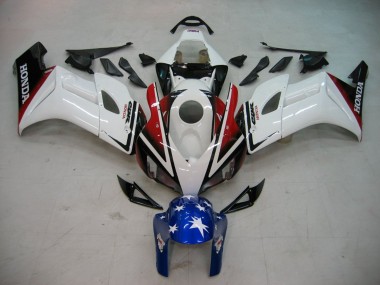 Affordable 2004-2005 Honda CBR1000RR Motorcycle Fairings - White Red Glossy Black Blue Star Australia