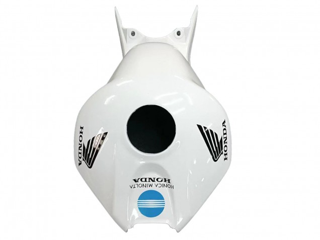 2004-2005 Honda CBR1000RR Motorcycle Fairings - White Light Blue Yellow Black Konica Minolta Australia