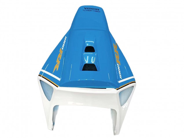 2004-2005 Honda CBR1000RR Motorcycle Fairings - White Light Blue Yellow Black Konica Minolta Australia