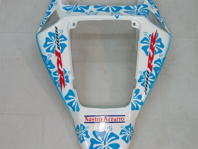 2004-2005 Honda CBR1000RR Motorcycle Fairings - White Blue Snow Nastro Azzurro 46 Australia