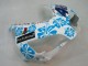 2004-2005 Honda CBR1000RR Motorcycle Fairings - White Blue Snow Nastro Azzurro 46 Australia
