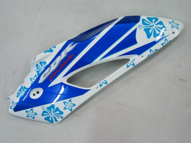 2004-2005 Honda CBR1000RR Motorcycle Fairings - White Blue Snow Nastro Azzurro 46 Australia